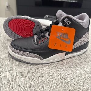 Nike Air Jordan 3 Retro OG Black Cement 2024 Men’s Size 7 Women’s 8.5 DN3707-010